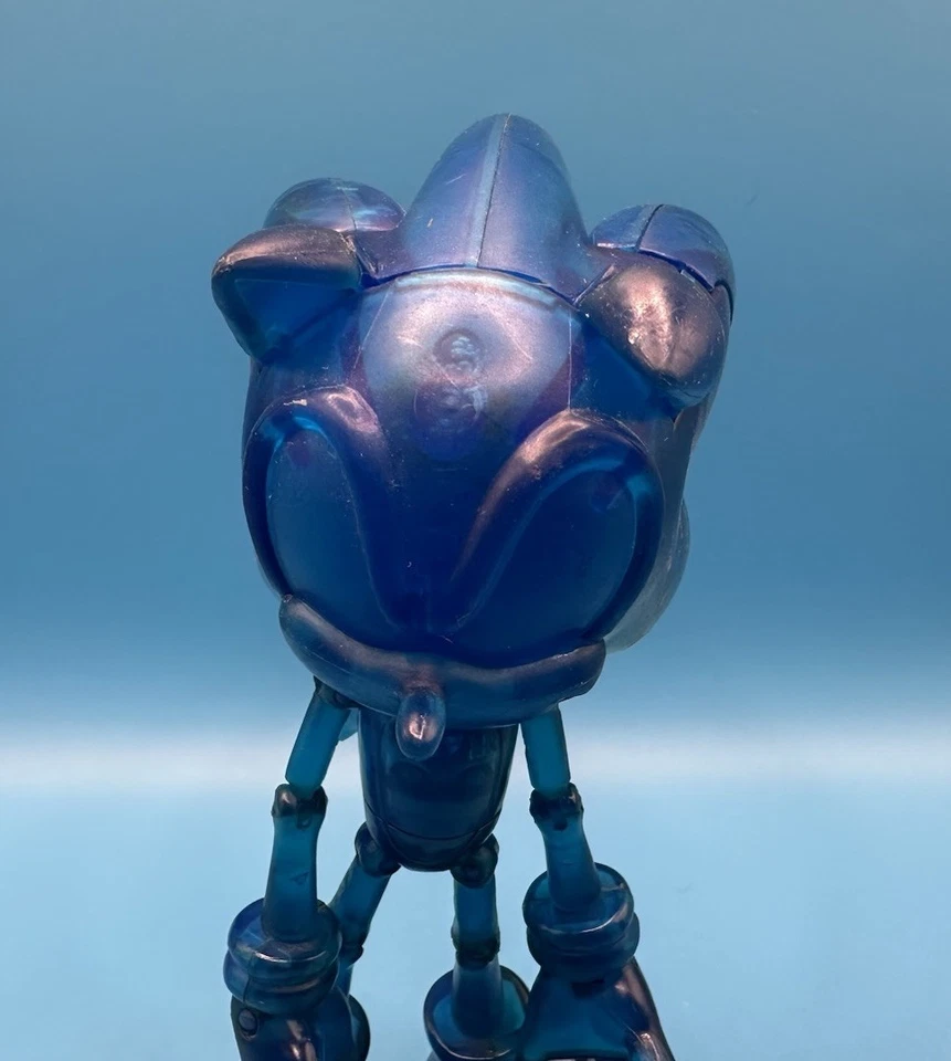 "Figura SEGA 2008 Jazwares Sonic Super Posers translúcida transparente de 7"" LEER descripción" Foto 2 de 4