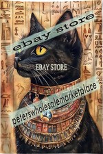Goddess Bastet Tapestry Mystic Feline Protector Egyptian bastet spirit 39X59 in