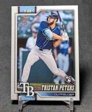 Tristan Peters Rookie RC 2026 Topps Series 1 Baseball Card #330 Tampa Bay Rays
