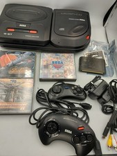 SEGA Mega Drive + Mega CD Model 2 Console Bundle + 2 Controllers + Games Bundle