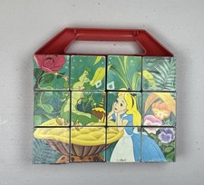 VTG Disney Picture Block Puzzle 6 Scenes Clementini 80's