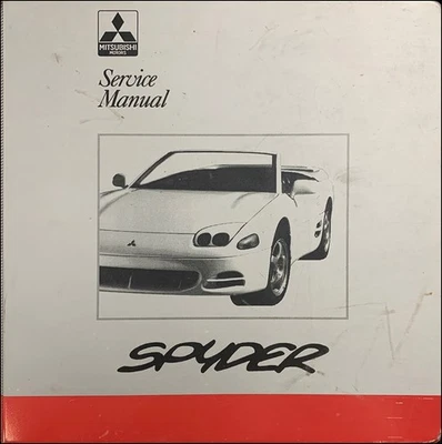 1995-1996 Mitsubishi 3000GT Spyder Service Manuel Supplément Réparation Atelier - Photo 1/2