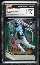 2019 Chronicles Phoenix Green Prizm 41/50 Fernando Tatis Jr CGC 10 Gem Mint 3hd