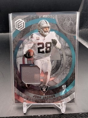 2022 Panini Elements NFL Josh Jacobs Bronze Critical Mass Player Worn Patch #/47