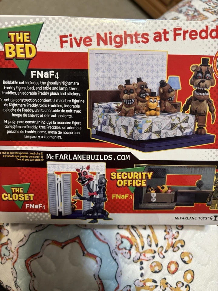 McFarlane Toys Five Nights at Freddy's the Bed Construction Set 12038 - Image 2 of 2