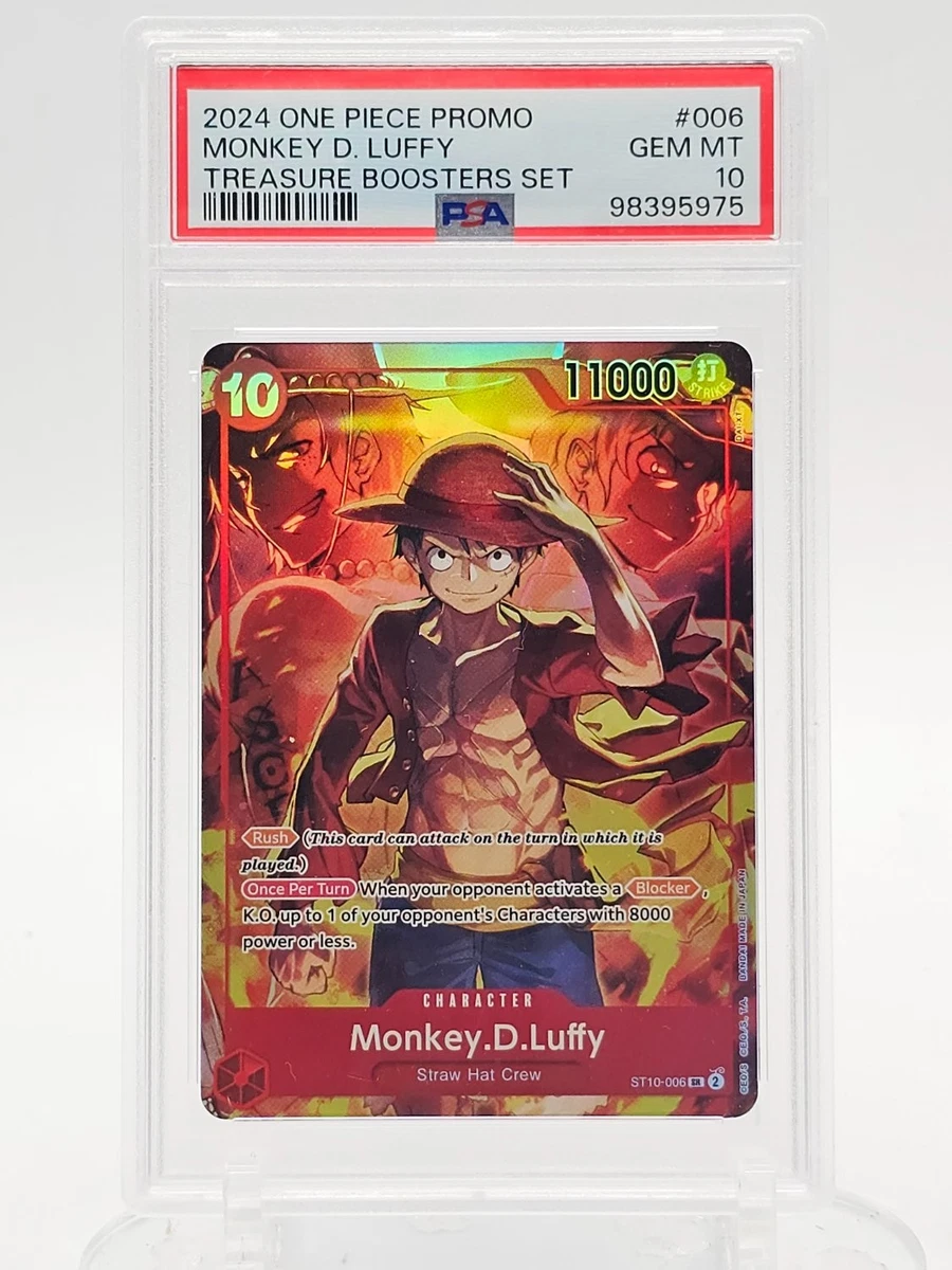 ルフィ英語版　ST10-006 トレジャーブースタープロモ　背景エースサボ 25+ Monkey.D.Luffy ST10-006 One Piece Promotion Cards for sale