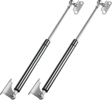 2 Pcs 13 Inch 100lbs/445N Gas Strut Spring Shock with L Mount Brackets for RV Be