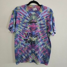 Camiseta Shadow Shifter Hyper Color Wheel Toys Multicolor Tie-Dye Algodón Mediana
