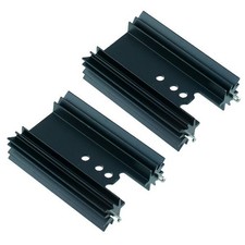 2x TO220 Extruded Heatsink with Lugs 50.8mm 9.1K/W