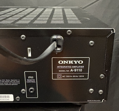 ONKYO A9110 Integrated Stereo Amplifie - Black for sale online | eBay