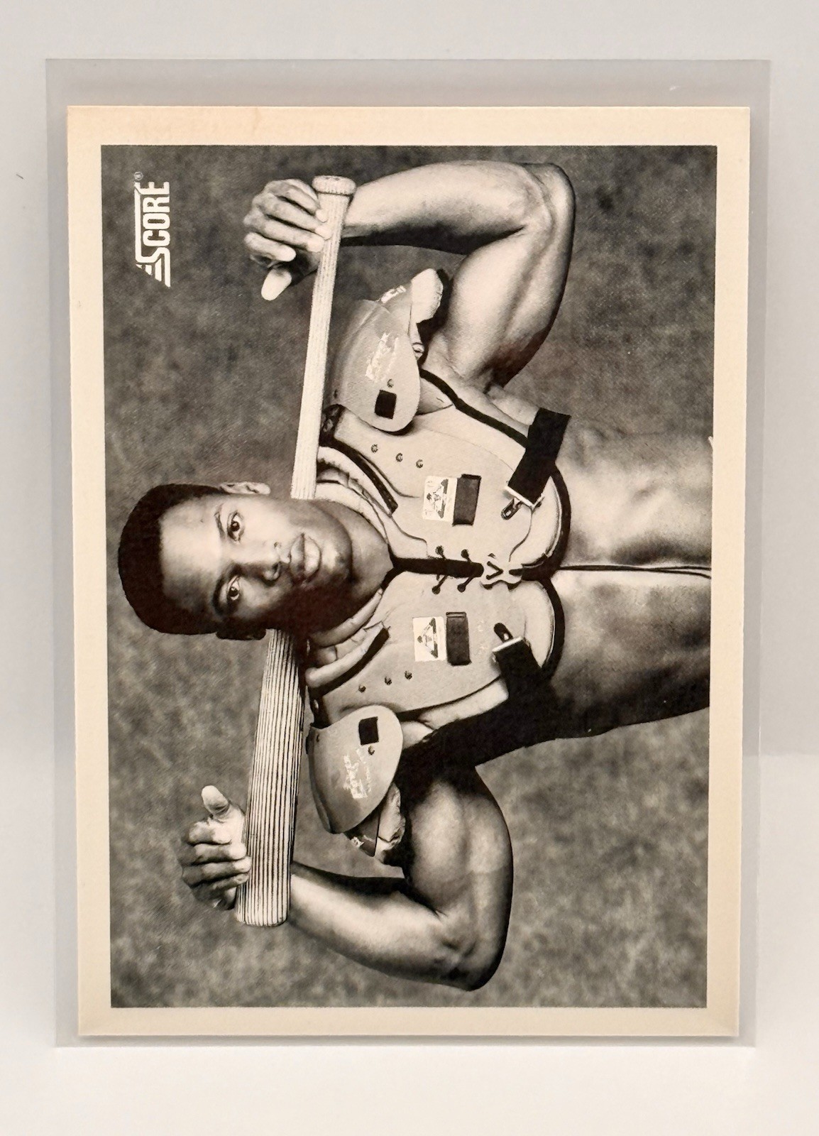 1990 Score BO JACKSON Bat Shoulder Pads Kansas City Royals #697 Vintage RAW