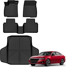 Auxko All Weather Floor Mats Cargo Mat for Honda Accord 2018-2022 TPE Liners