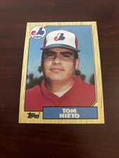 1987 Topps - Tom Nieto #416 Montreal Expos Oral Roberts Golden Eagles
