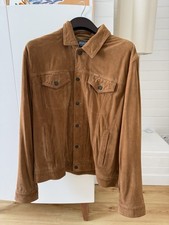 Lederjacke Wildleder Trucker Ralph Lauren XL