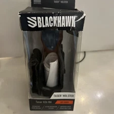 NEW Blackhawk Serpa Taser X-26 Duty Holster Matte Finish Right Hand 44H015BK-R