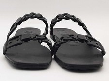 Gucci Red Rubber Jelly Slide Sandals with Embossed Logo — listing 5