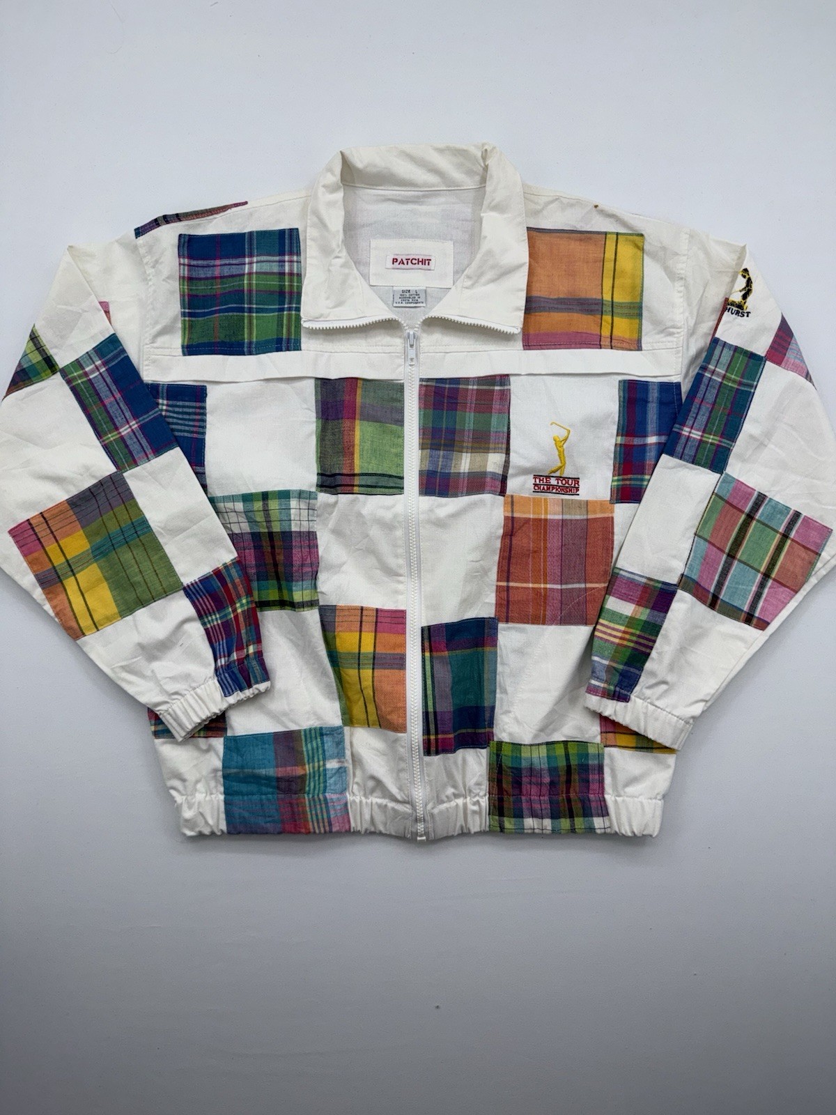 Vintage 90s Patchwork Cotton Jacket Size L