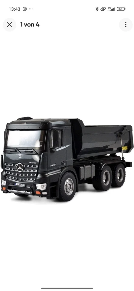 Amewi 1:14 Mercedes Arocs Kipper PRO – 4WD, 10-Kanal, 2 Akkus - Bild 2 von 4