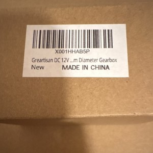 Greartisan DC 12V Gearbox Gearmotor X001HHAB5P