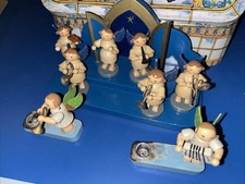 Engelskapelle Erzgebirge Engel mit Hinmelstor 8 Stk. Pyramidenfiguren ca. 5,5 cm