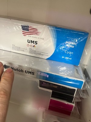 STS Inks Replacement Cartridge for Mutoh Mild-Solvent RJ80MSU 440 ml