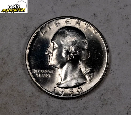1950-S Washington Quarter * Gem BU++ * 90% Silver * XQ497