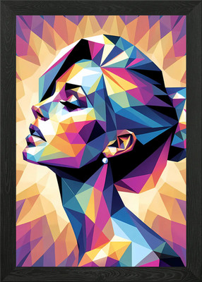 Kaleidoskop der Kontemplation gerahmtes Wandbild Poster Leinwanddruck Bild