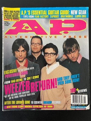 AP #154 Weezer May 2001, Fear Factory New Found Glory Mogwai Sepultura MF Doom