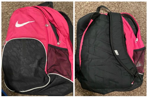 nike backpack, os, pink, good condition