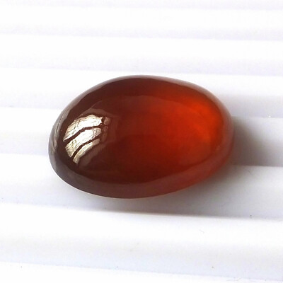 Natural Hessonite Garnet Cabochon Oval Orange Color Loose Gemstone 28.95 Carat