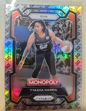 2024 Panini Prizm Monopoly WNBA Tyasha Harris 24 Silver  Refractor Go PRIZM SP