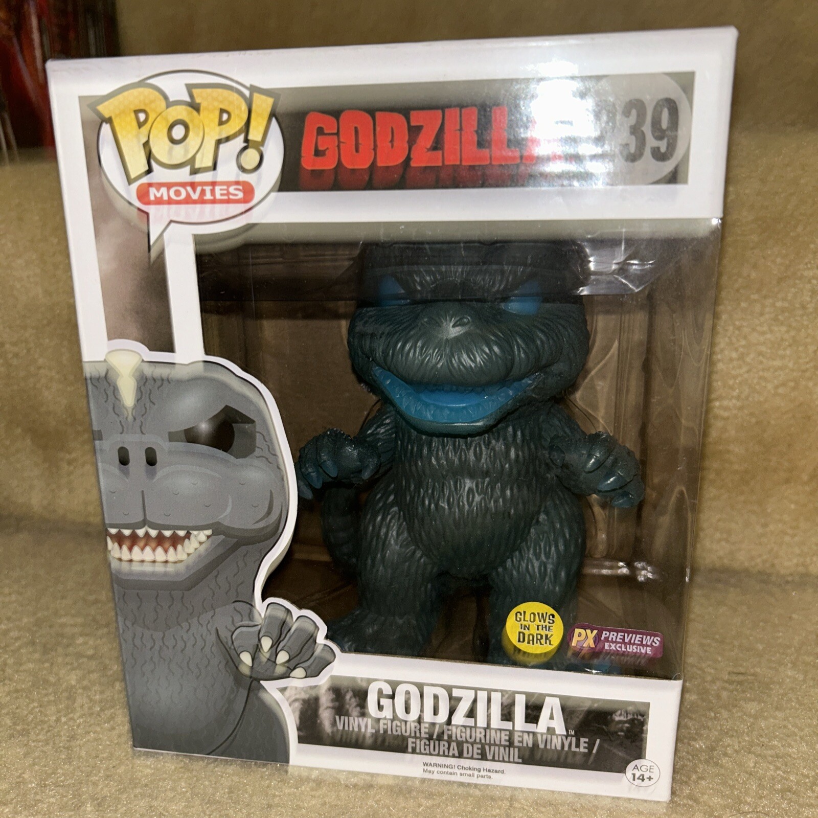 Funko Pop! Movies: Godzilla #239 - Godzilla (Glow In The Dark) ~ Brand New ~