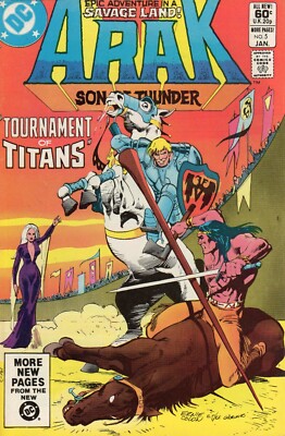 Arak  Son Of Thunder #5 (1982) DC Comics