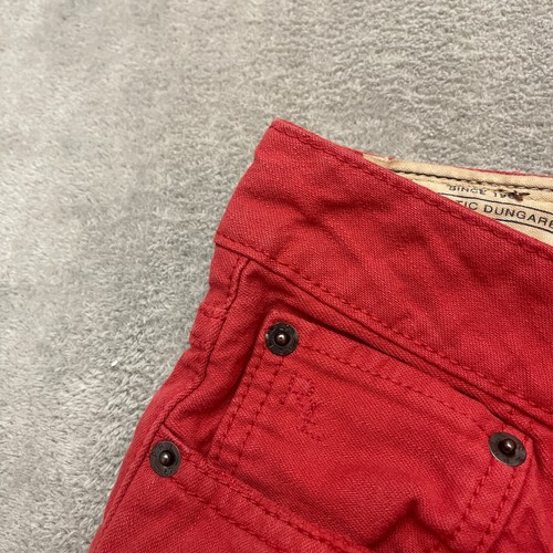 Polo Ralph Lauren Boys Red Jeans Size 18 Youth Straight Leg - Picture 7 of 12