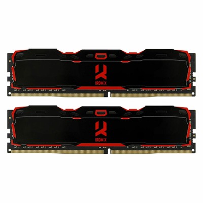 GOODRAM 16GB Kit (2x8GB) DDR4 3200MHz CL16 IRDM X schwarz Arbeitsspeicher 1,35V