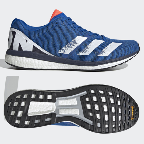 adidas adizero Boston 8 Mens Running Shoes Blue Trainers SIZE 6 7 8 9 10 |  eBay