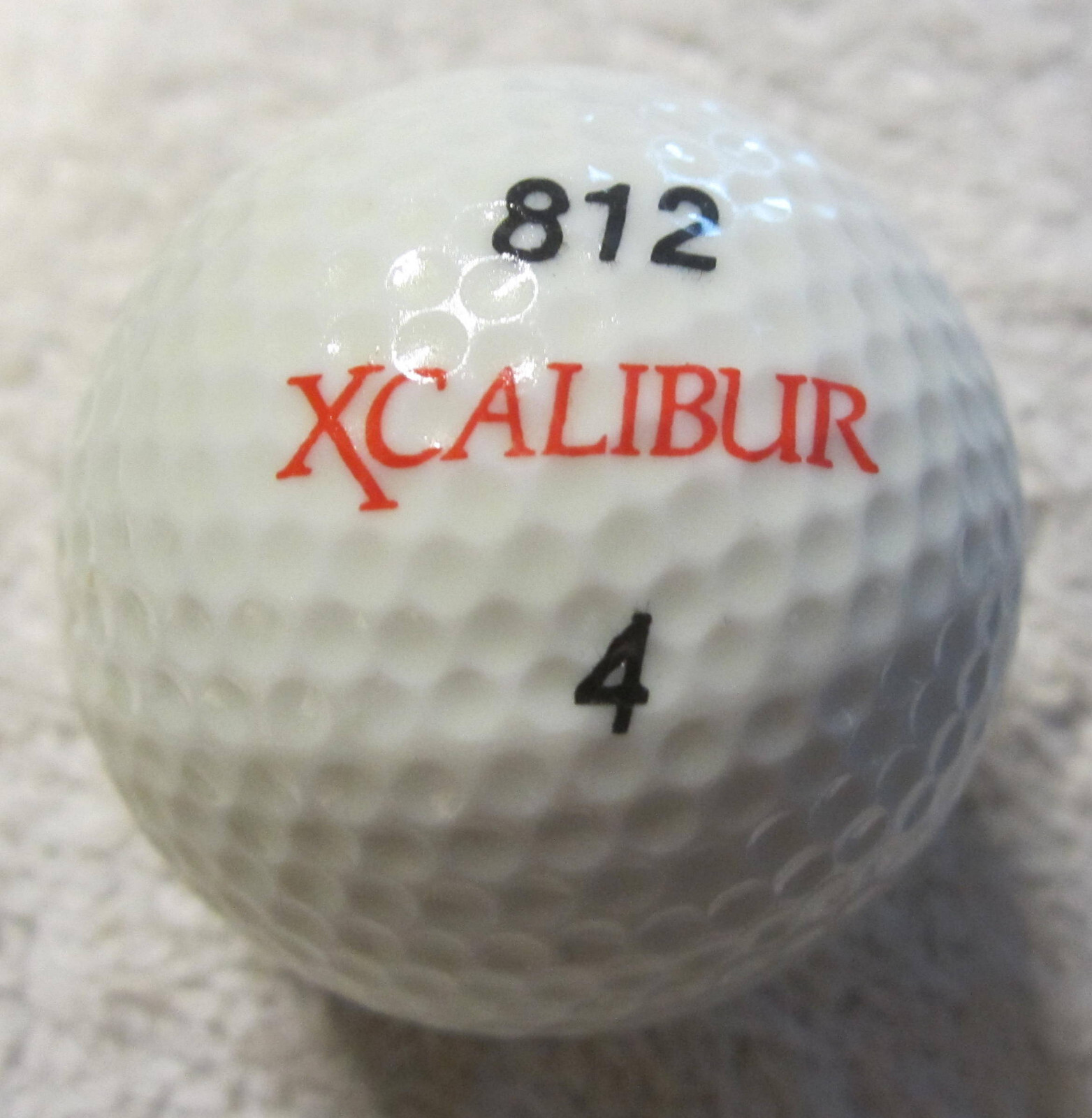 812 dimple XCalibur #4 New Golf Ball,VTG rare for condition,golfing