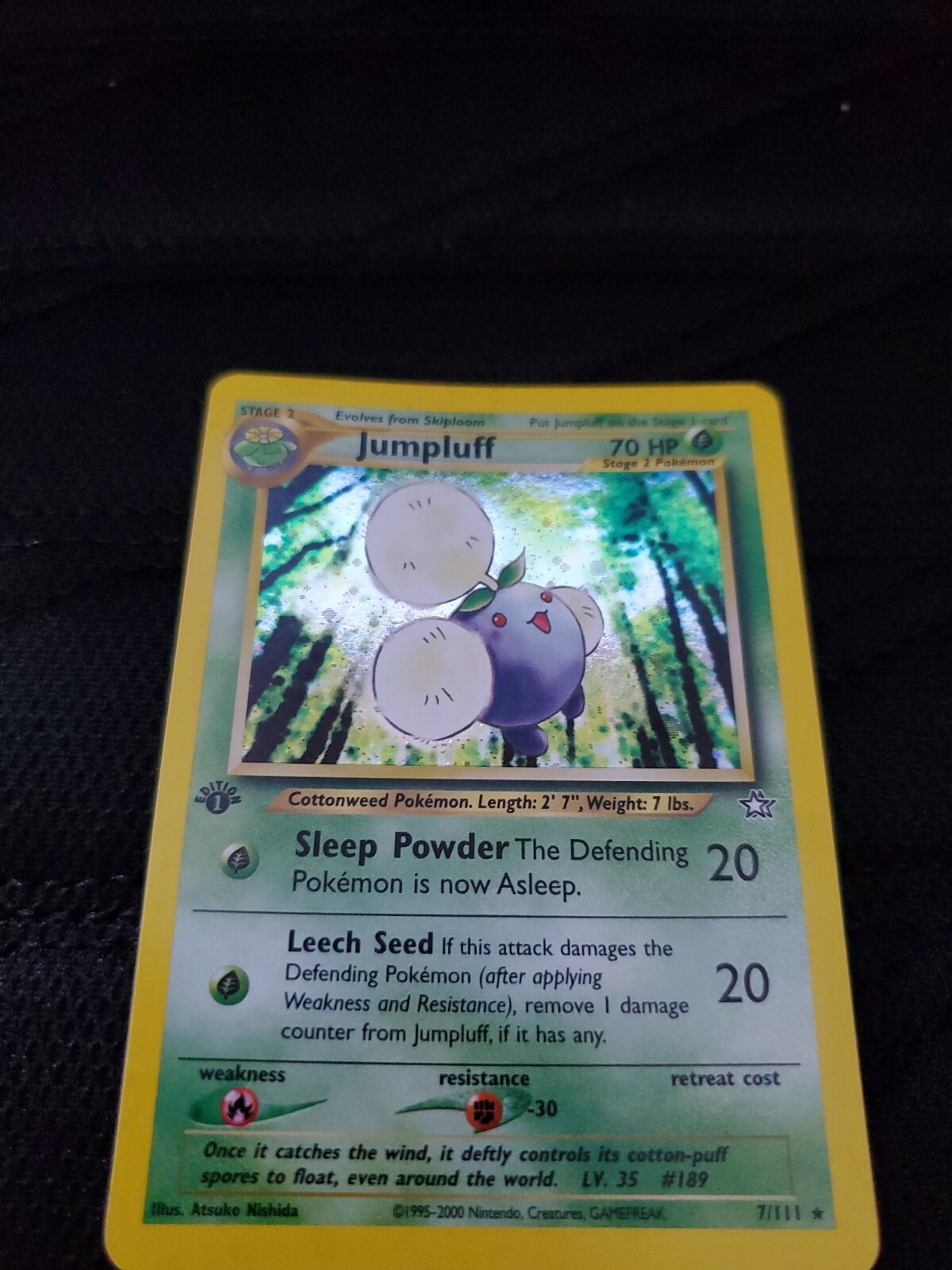 Pokemon Cards Near Mint NM 1st Edition Jumpluff 7/111 Neo Genesis