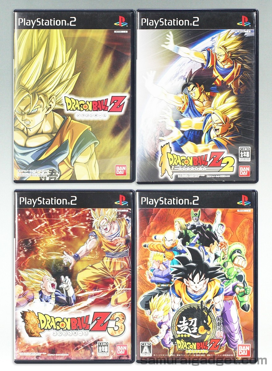 Dragon Ball Z:Budokai 1+2+3 & Super Dragon Ball Z PS2 [JPN NTSC-J
