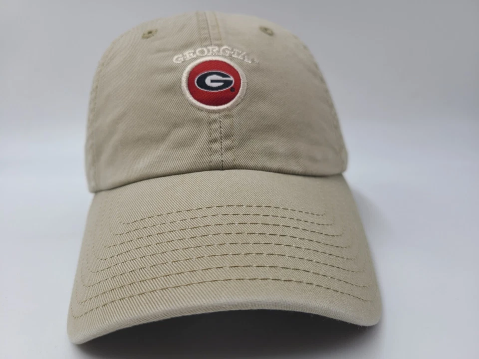 Gorra ajustable con correa con aguja americana Bulldogs de la Universidad de Georgia NCAA Foto 2 de 4