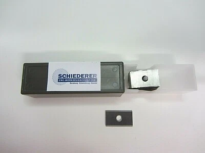 CNC-SCHIEDERER 10x HM - Wendeplatten / Wendemesser 20x12x1,5 mm Z2 35° 1 Loch Made in Germany