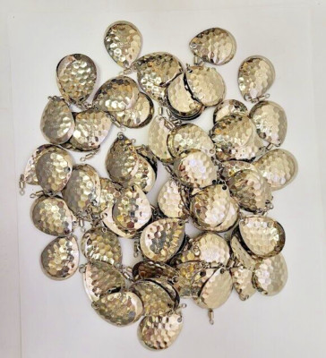 100 Northland  Blades Deep Cup SZ 5 with Swivel Polished Ham Nickel Spinnerbait