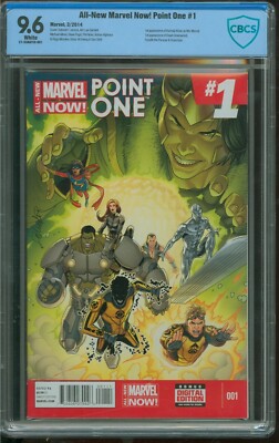 All-New Marvel Now! Point One! #1 CBCS 9.6 White Pages 1st Kamala Khan Key Issue