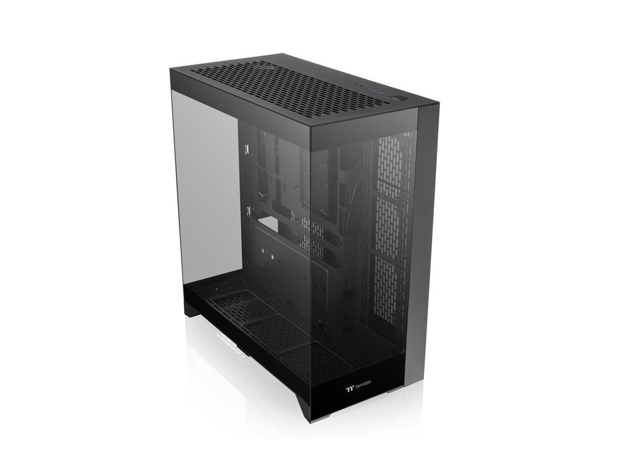 Корпус Thermaltake CTE E550 TG Black Mid Tower ATX 3 панели из закаленного стекла Скрытый