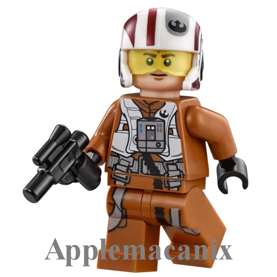 NEW LEGO Star Wars Poe's 75102 RESISTANCE X-WING PILOT Minifigure