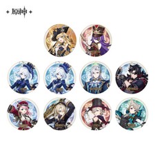 miHoYo Genshin Impact Official Badge Court of Fontaine Emblem Goods Tinplate