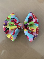 Beautiful Easter Eggs Colorful Fabric Handmade Girls Toddler Adult Hair Bow