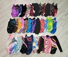 INVENTORY CLEARANCE SALE Large Child Gymnastics Dance Leotards GK Plum Destira