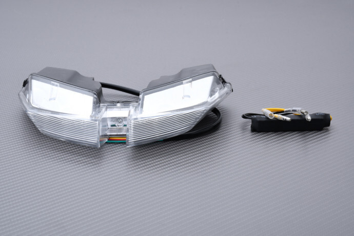 Feu arrière LED transparent en ABS premium pour Ducati Hypermotard 939 SP