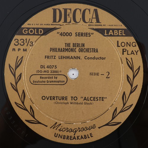 Weber/Gluck - Overture to Der Freischutz/Alceste 10" 33 rpm Record DL 4075 Rare - Picture 9 of 22